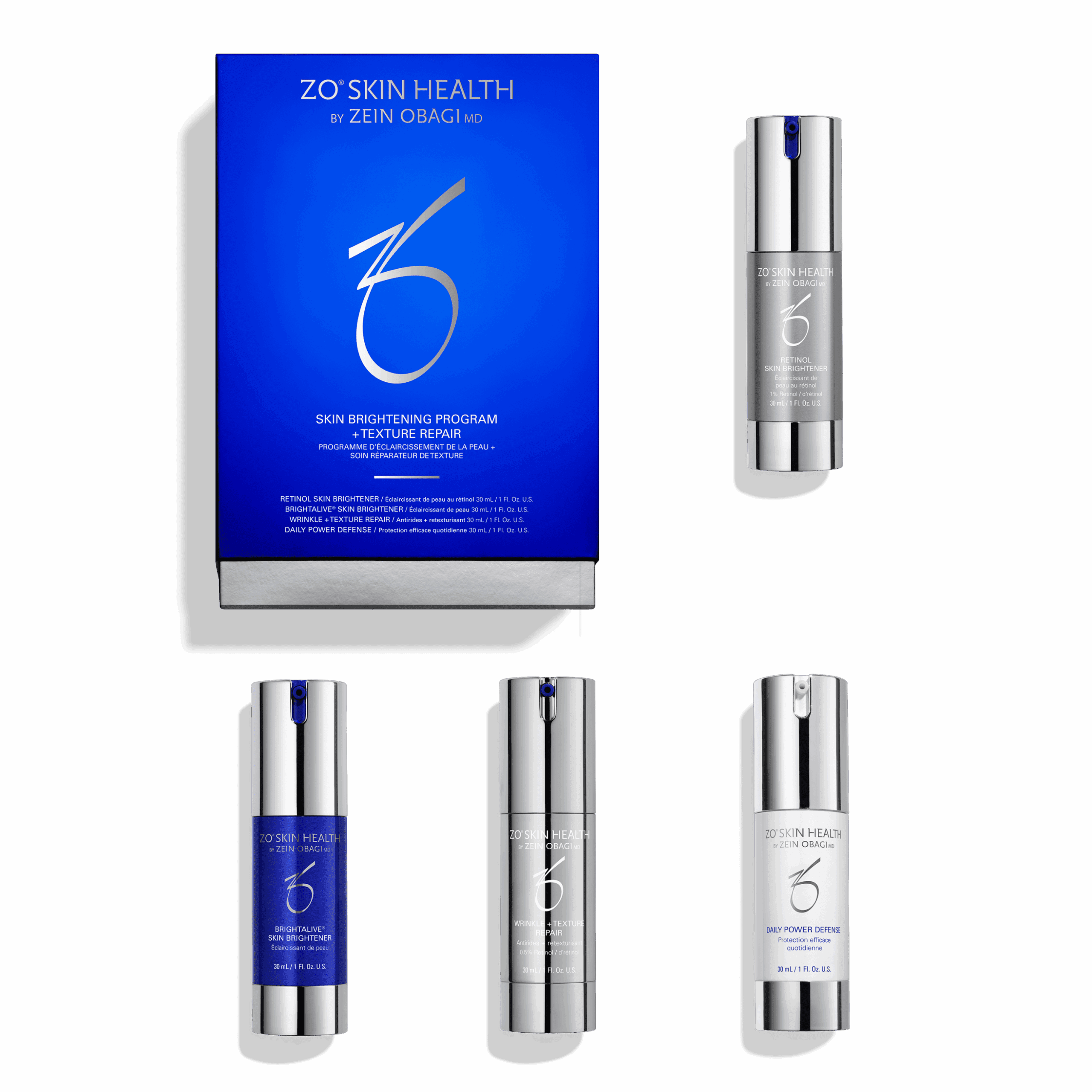 Programme éclaircissant + texture